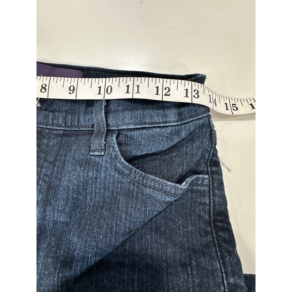 Not Your Daughters Jeans Womens Dark Wash Straight Leg Stretch‎ Denim Jeans sz 8 - Picture 5 of 6